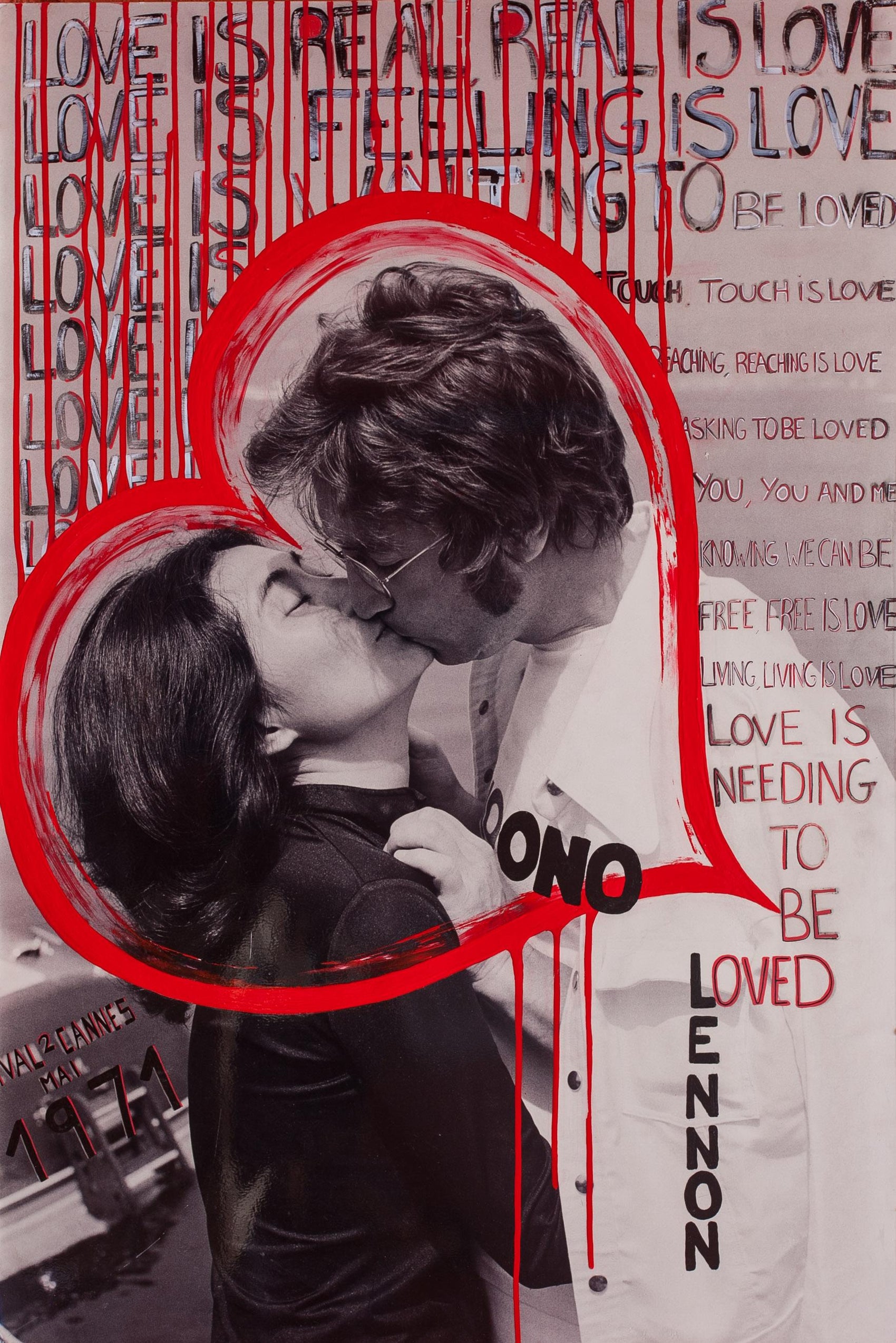 John Lennon and Yoko Ono by Charlotte Angeli