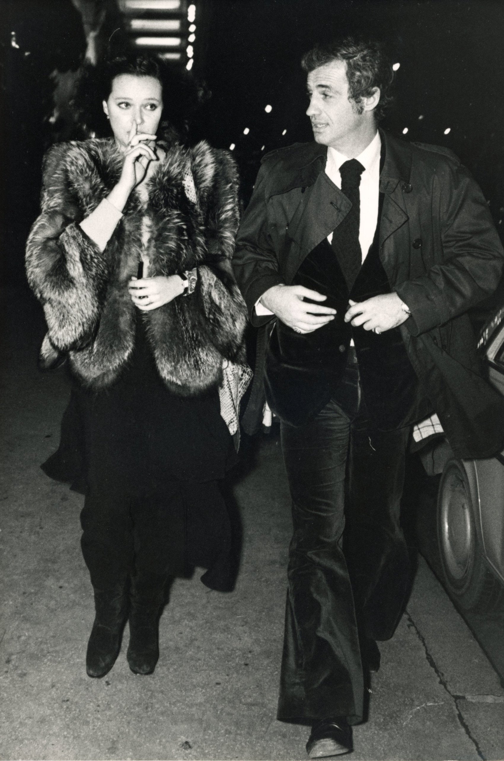 Jean Paul Belmondo et Laura Antonelli, Paris, 1980