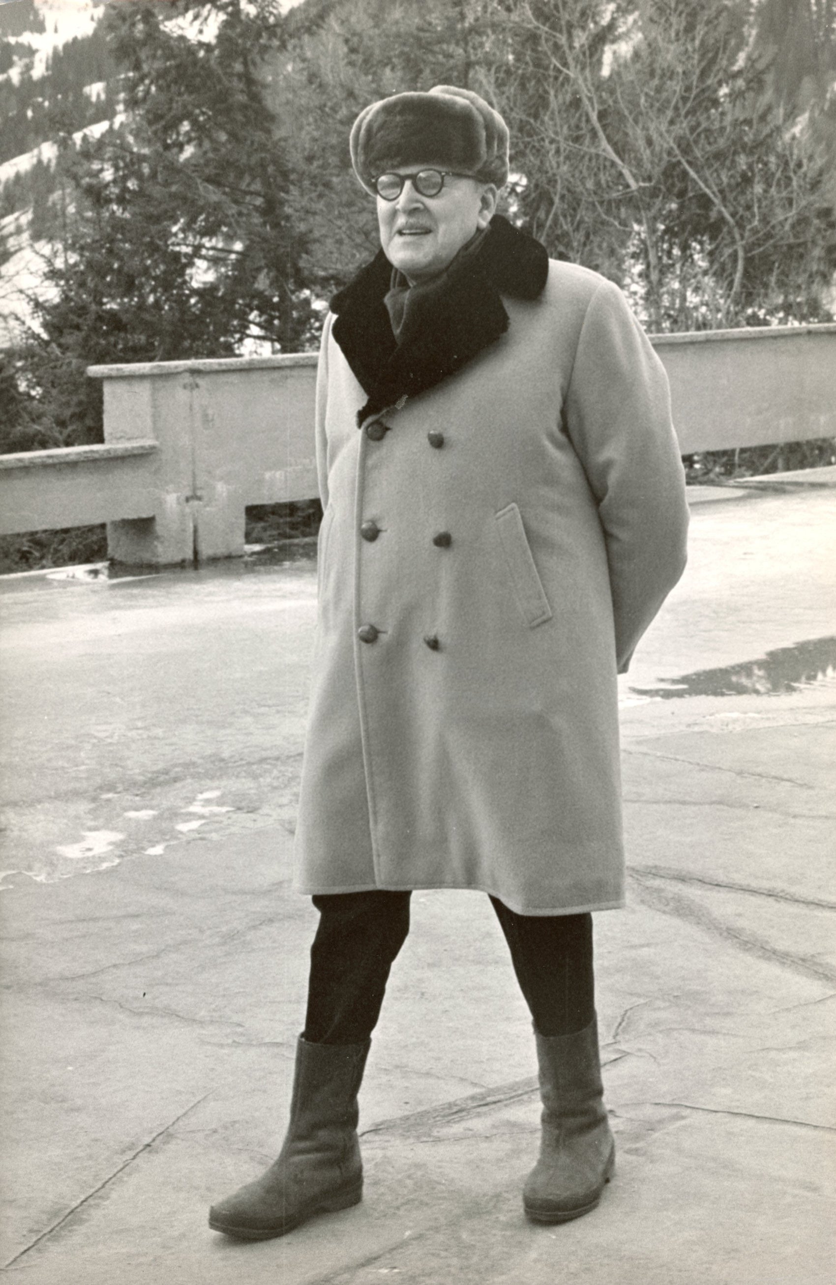 Marcel Dassault, Gstaad, 1972