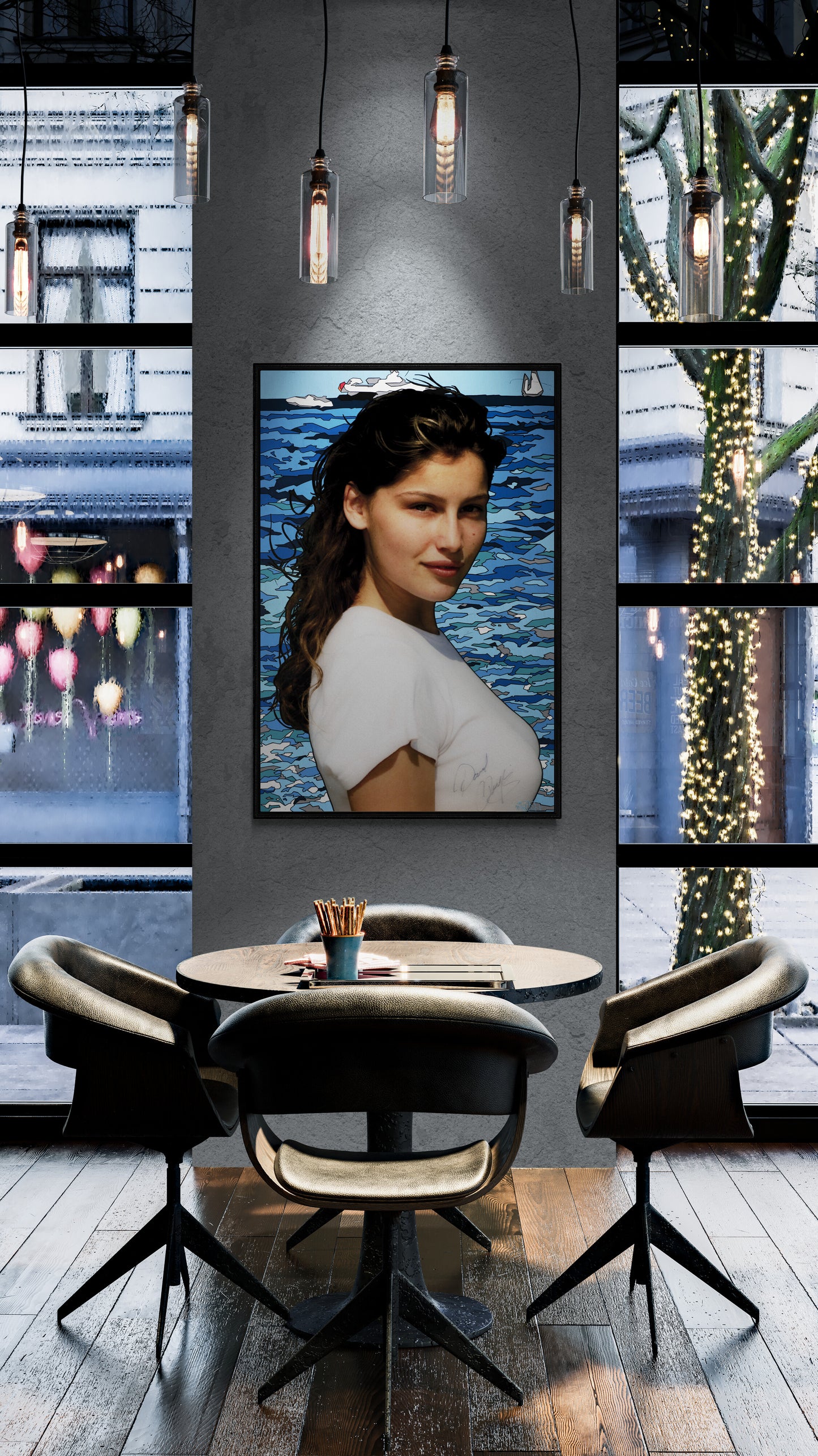 Laetitia Casta by Rusk (80X120cm)
