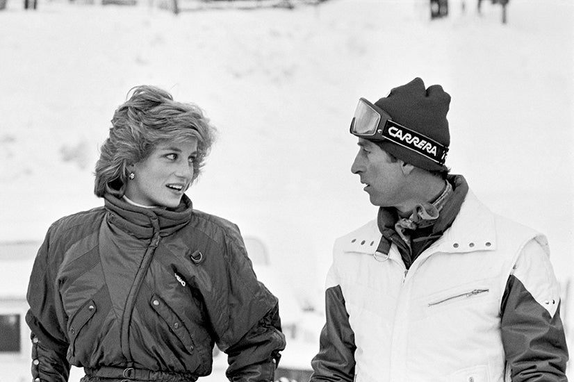 Diana et Charles à Lech, 1985 photo