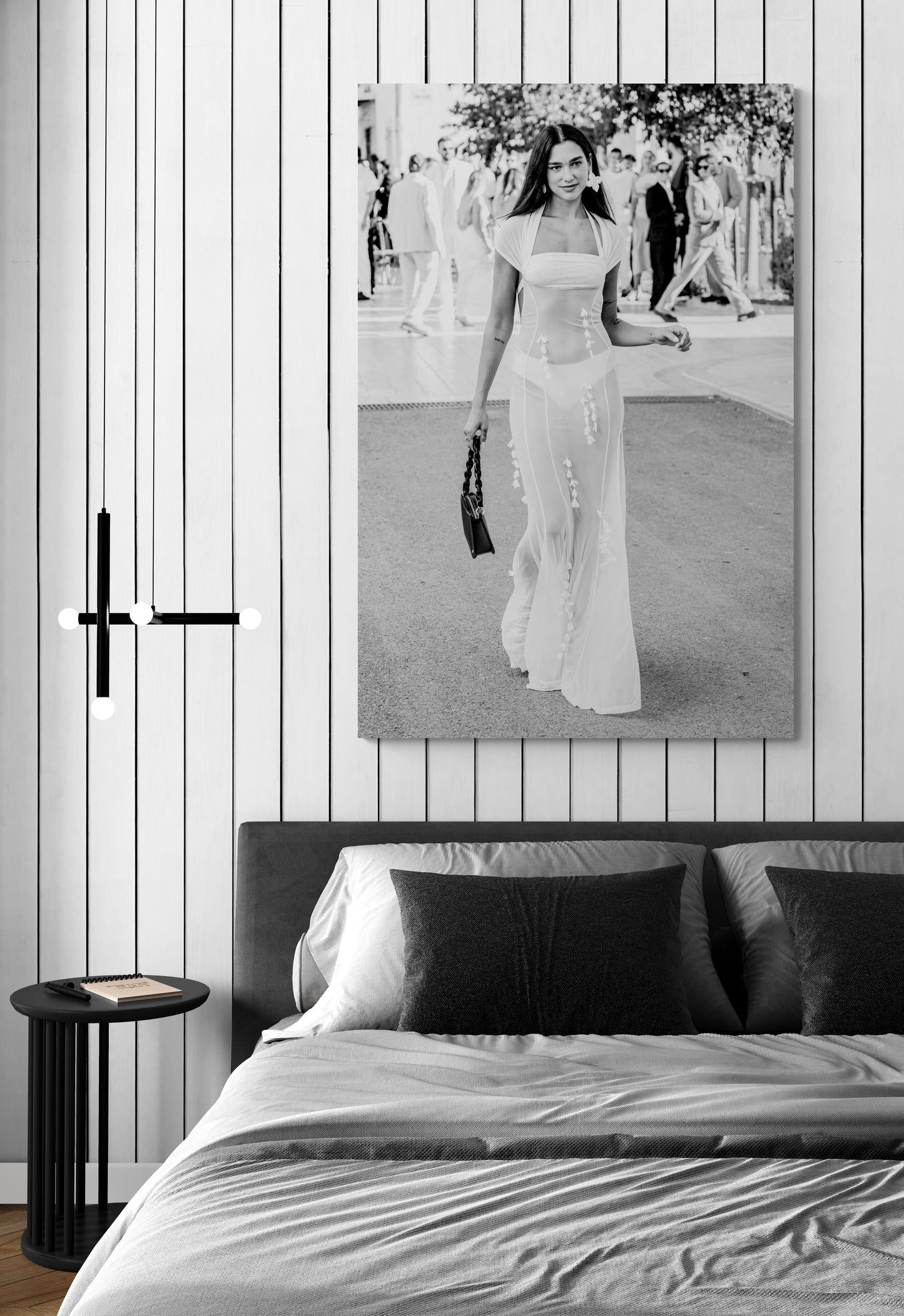Dua Lipa en blanc au mariage de Jacquemus, 2022