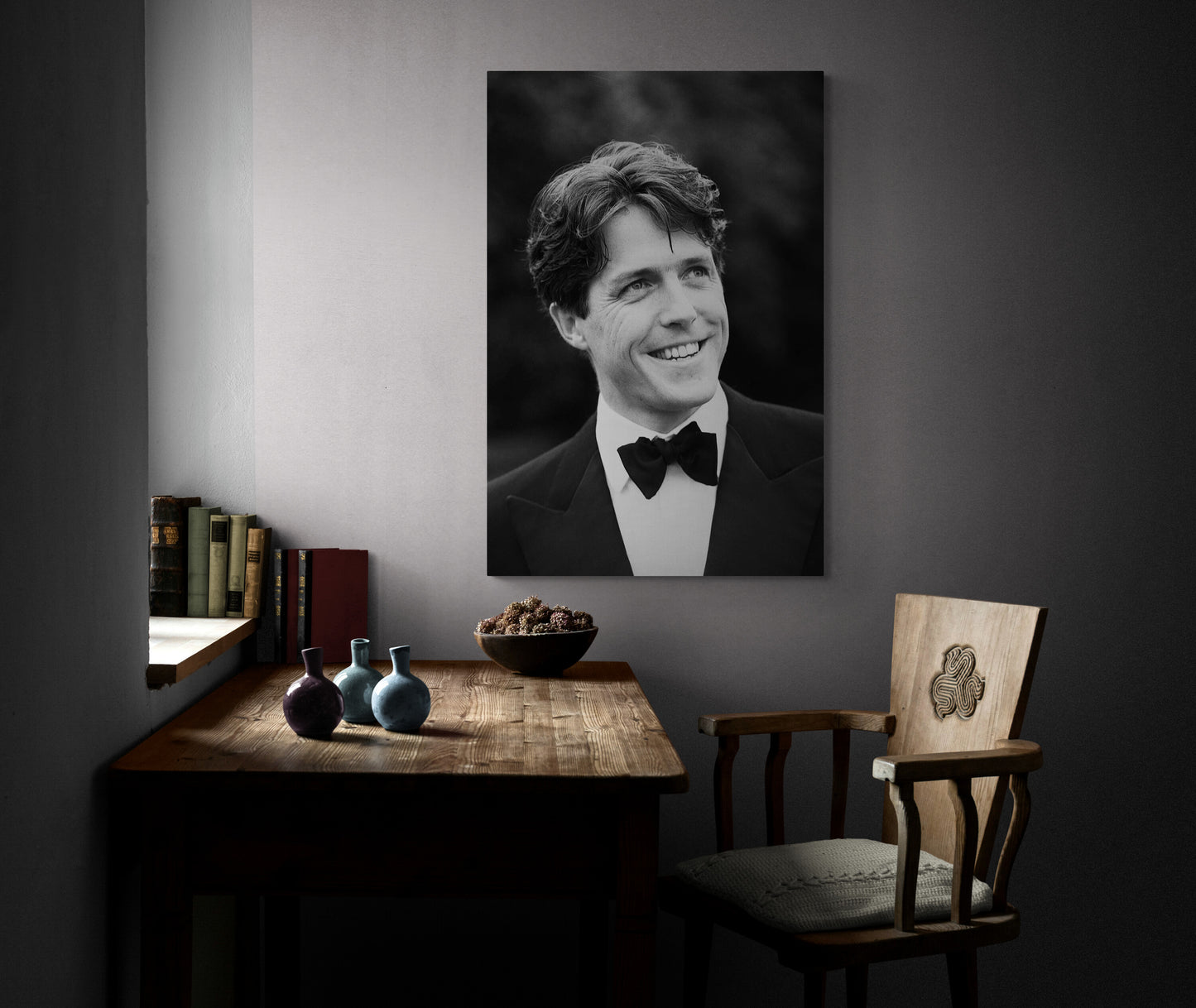 Hugh Grant, Bordeaux, 1997 salon
