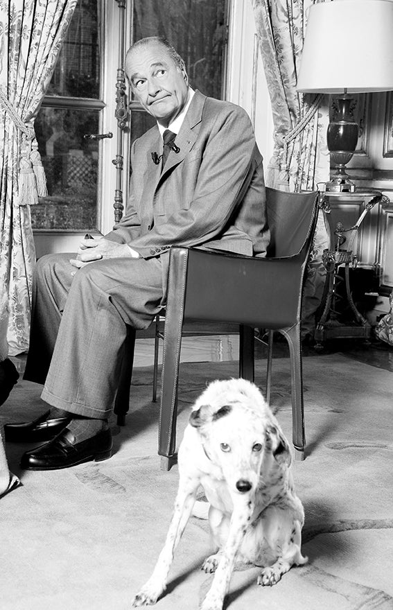 Jacques Chirac et Olga, Paris, 2007