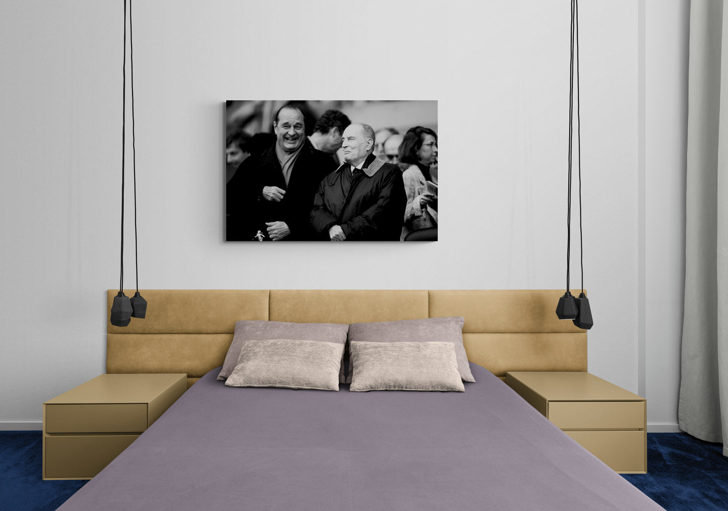 Jacques Chirac et François Mitterrand, Paris,1995
