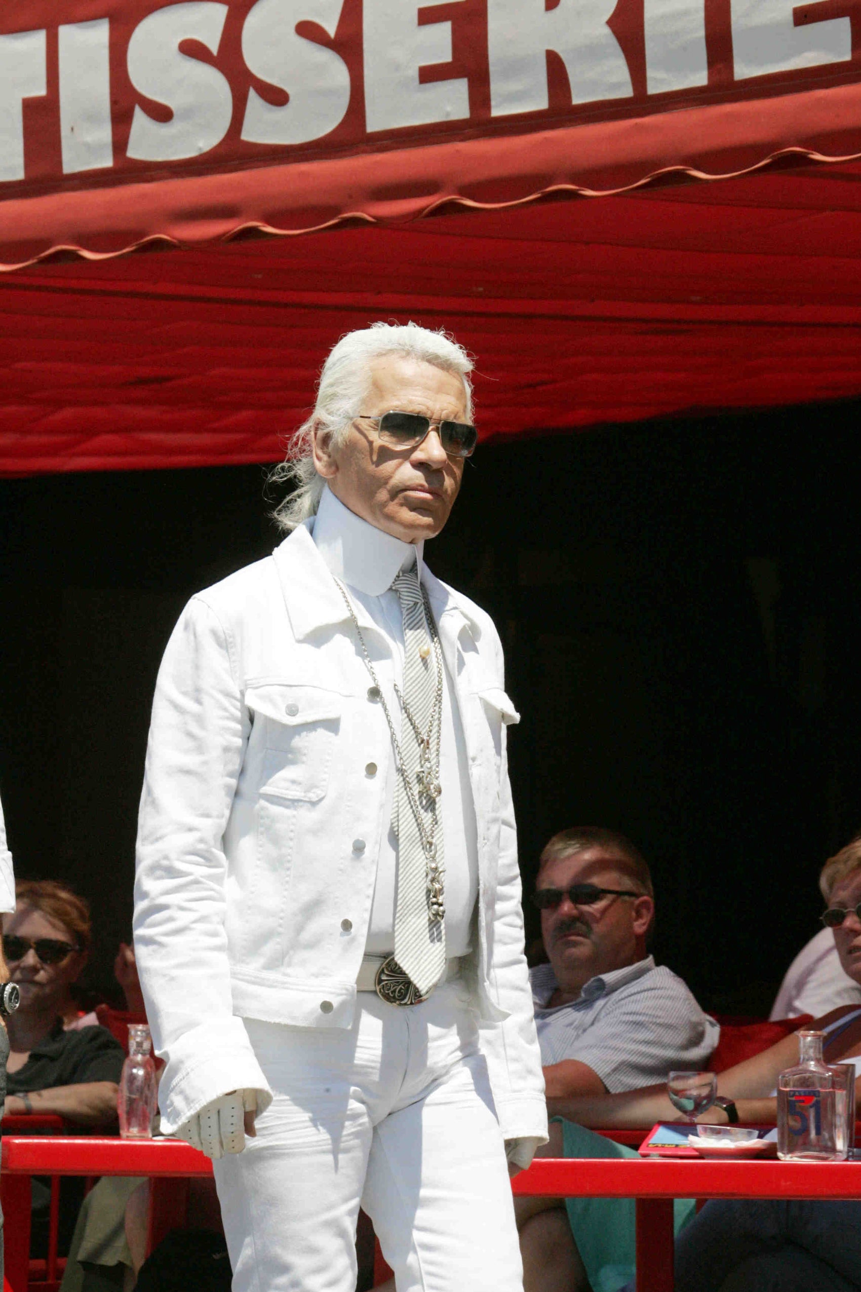 Karl Lagerfeld, Saint-Tropez, 2005