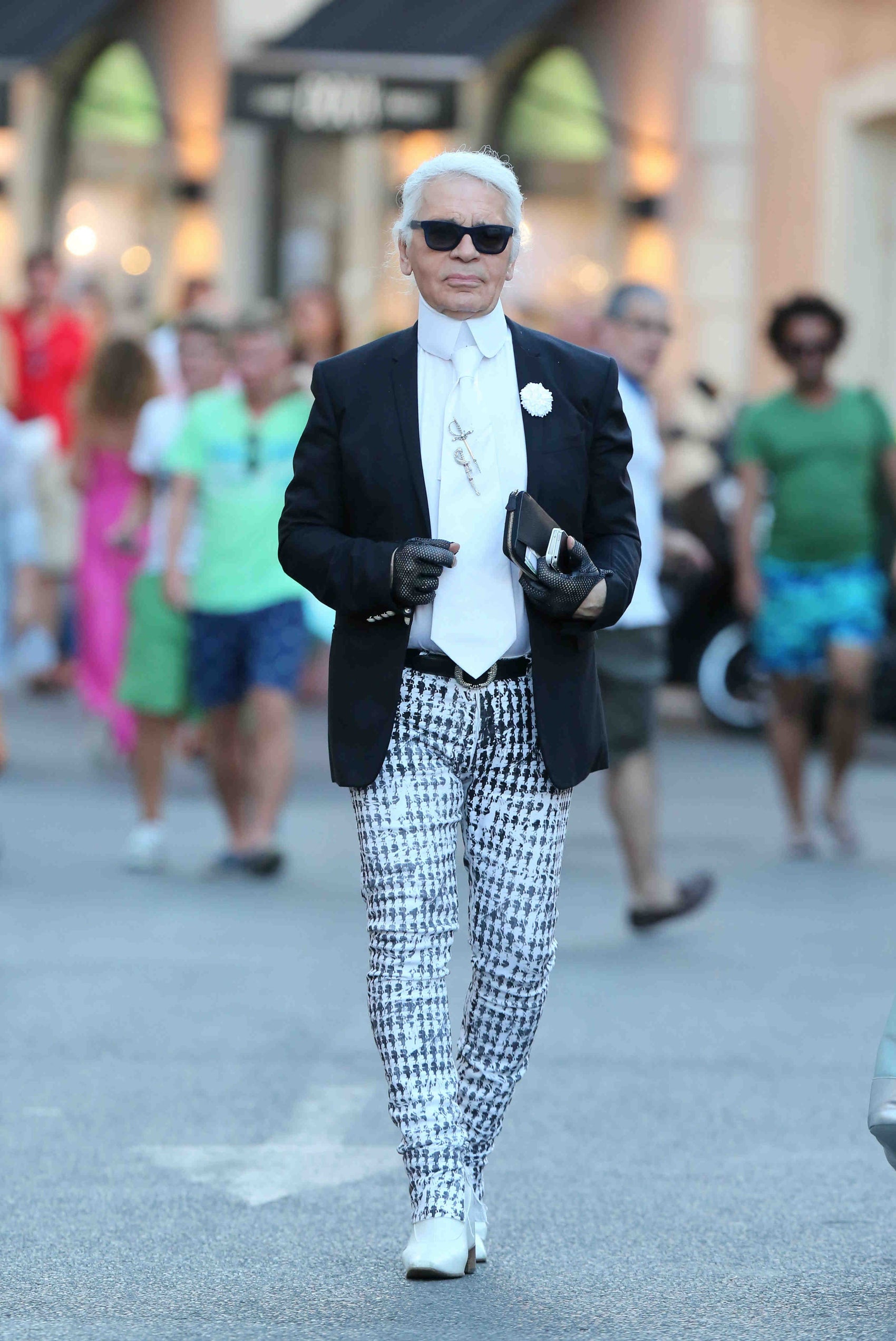 Karl Lagerfeld, Saint-Tropez, 2013