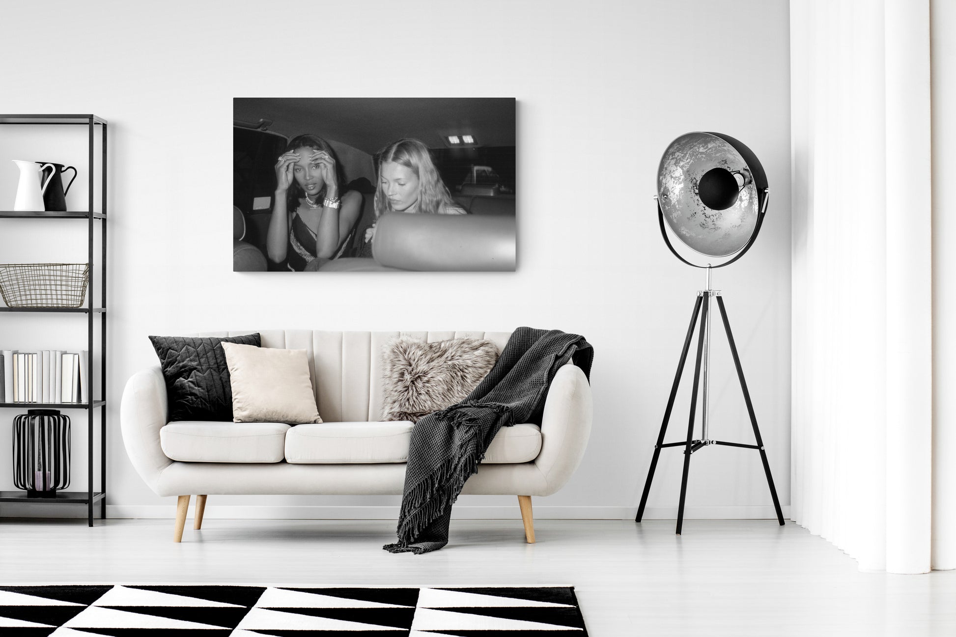 Naomie Campbell et Kate Moss à New York, 1994, deco