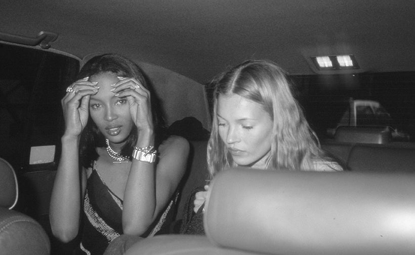 Naomie Campbell et Kate Moss à New York, 1994, photo