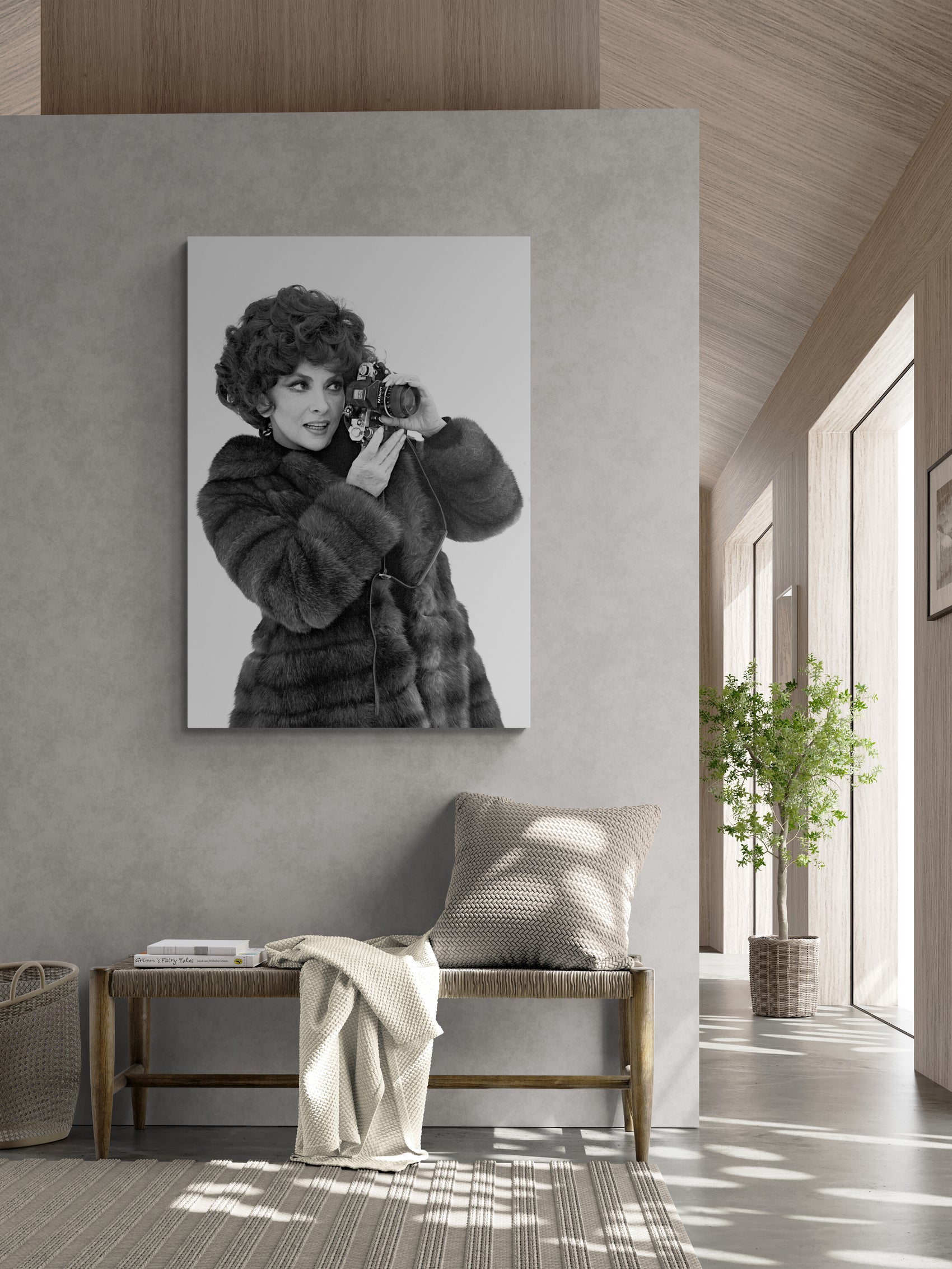 Gina Lollobrigida, Gstaad, 1978