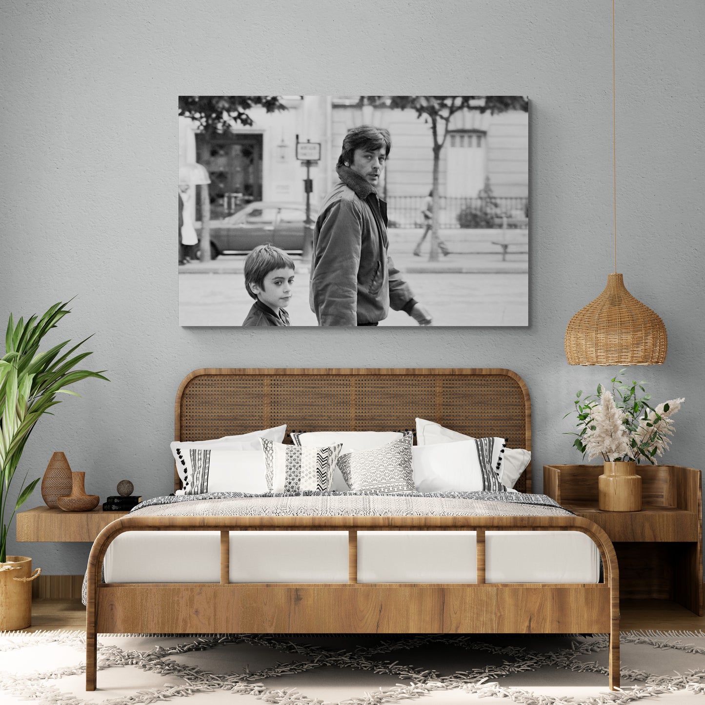 Alain Delon et son fils Anthony, Paris, 1982 (Copie)