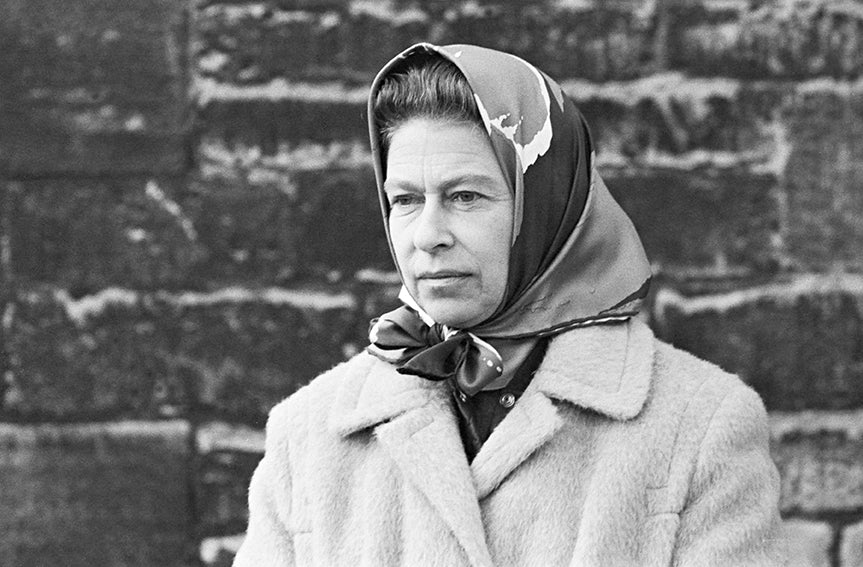 Reine Elizabeth II, Badminton, 1977