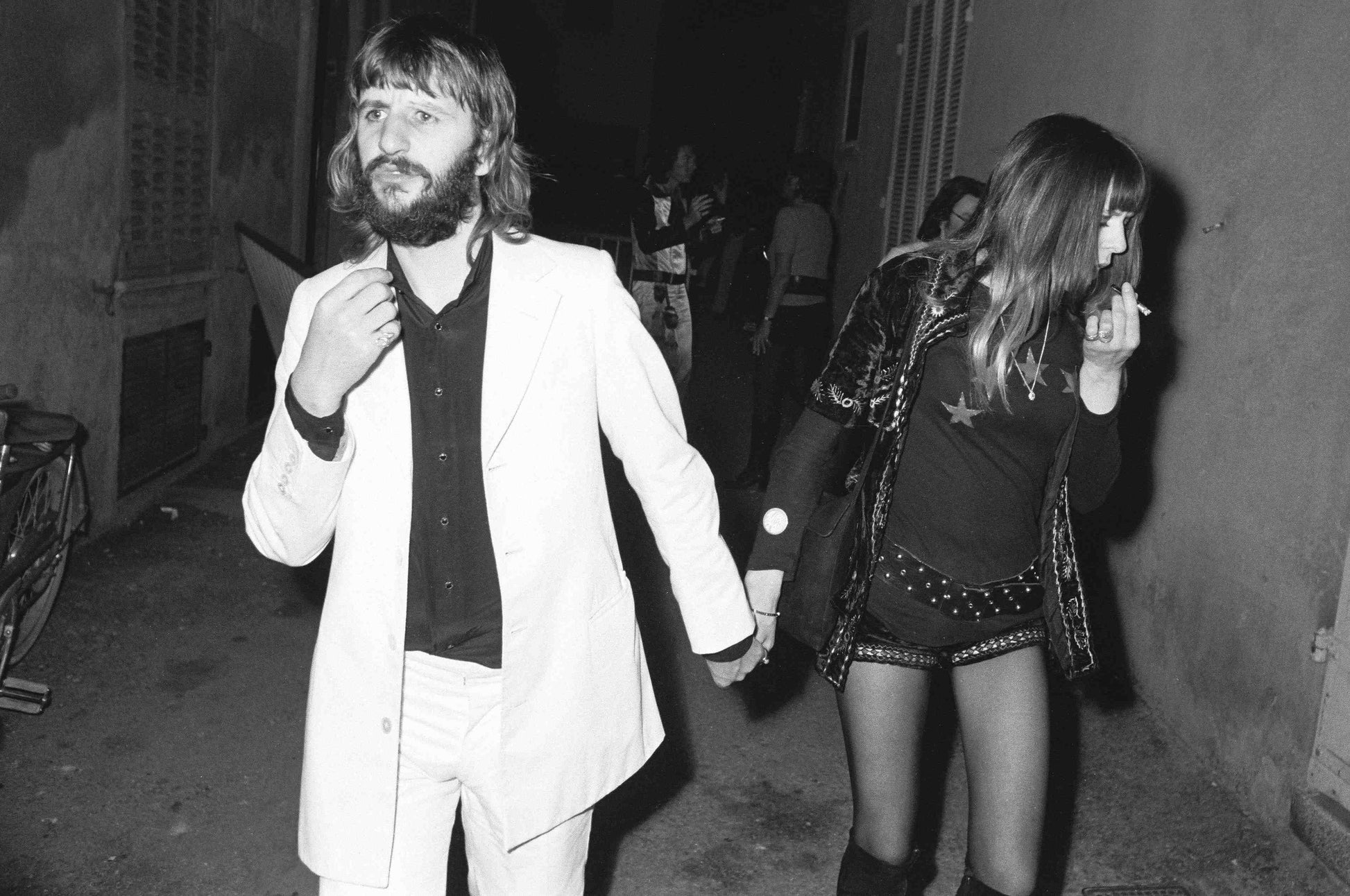 Ringo Starr et sa femme, Saint-Tropez, 1971 photo