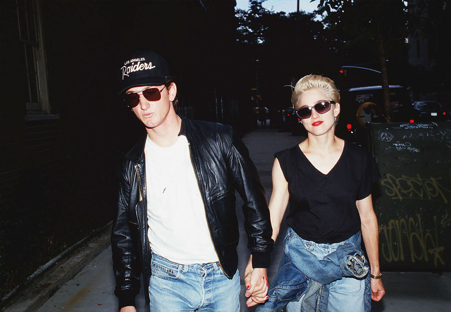 Madonna et Sean Penn, New York, 1987 photo