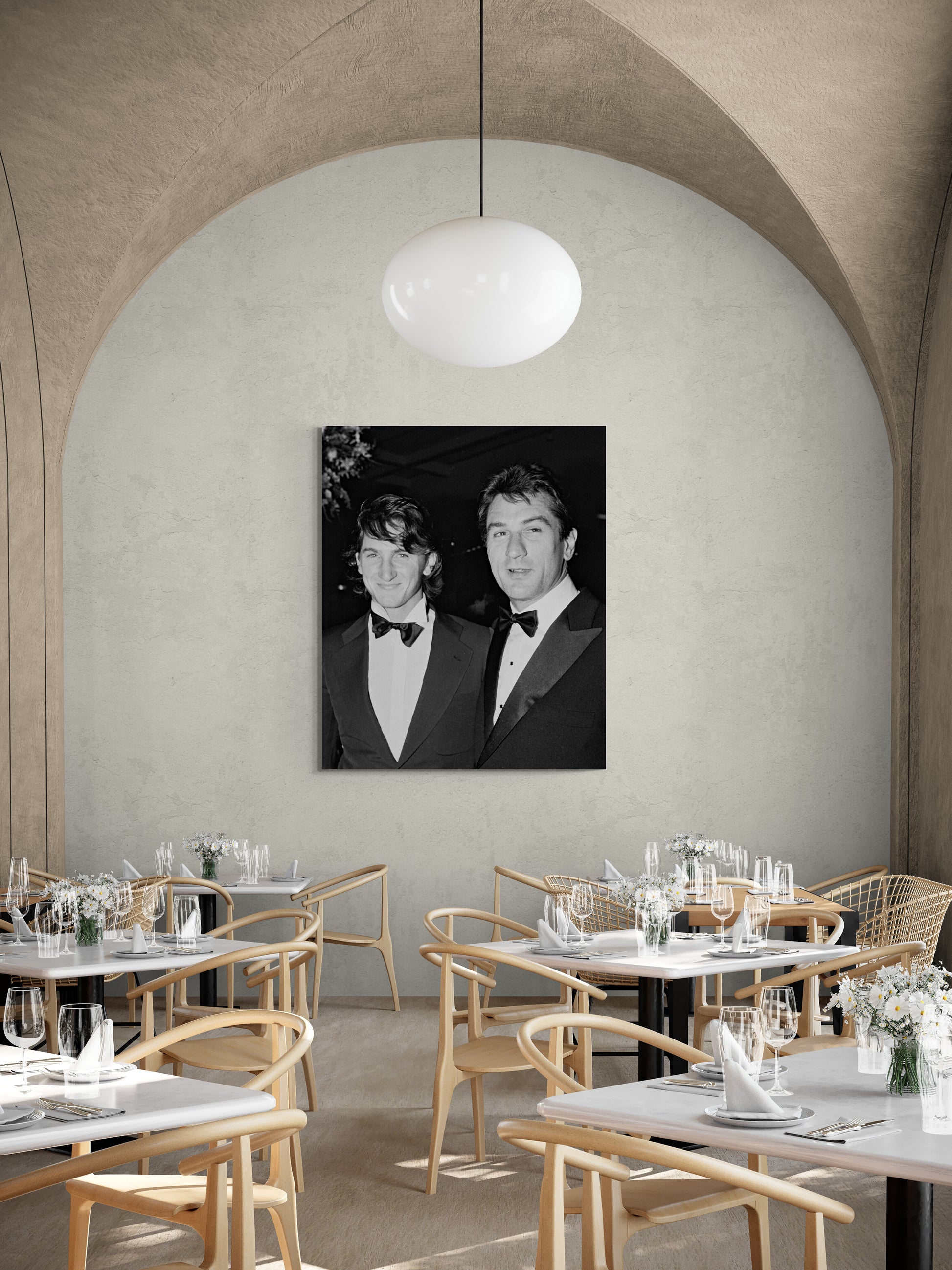 Sean Penn et Robert de Niro, Cannes, 1984 salon