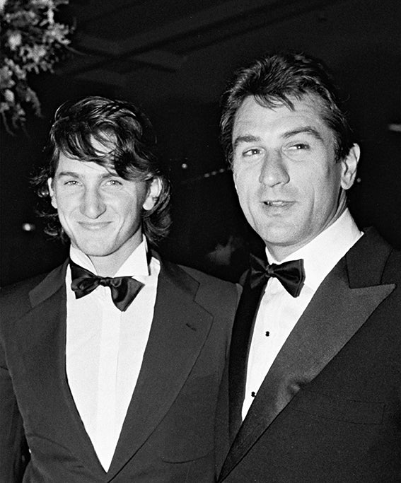 Sean Penn et Robert de Niro, Cannes, 1984