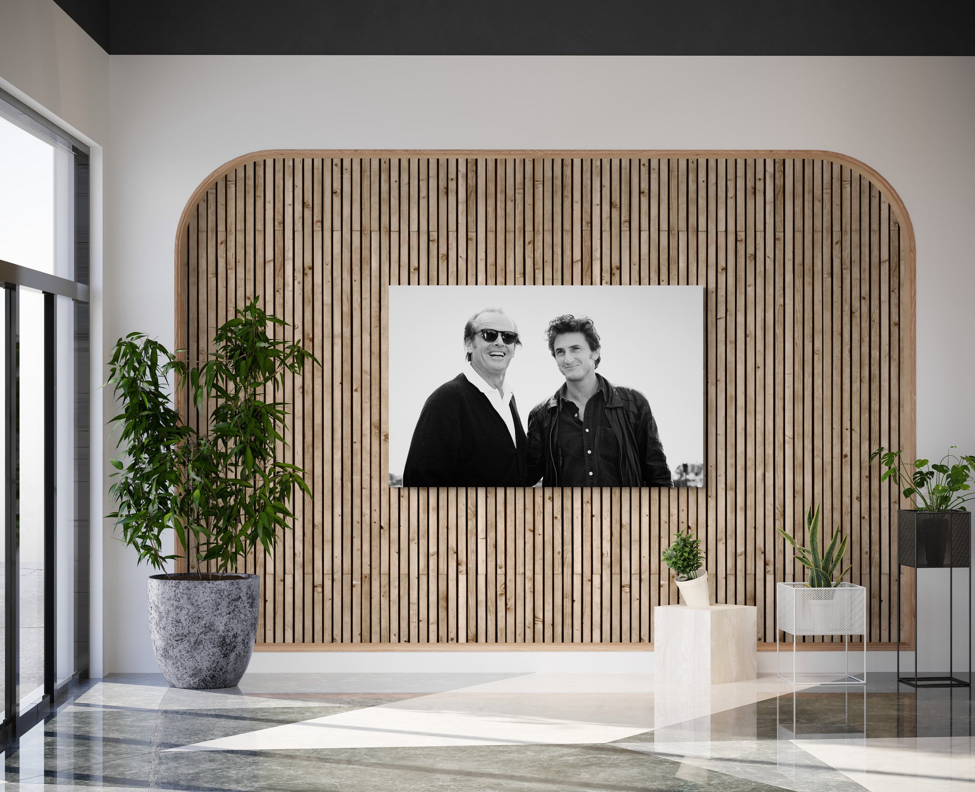 Jack Nicholson et Sean Penn, Deauville, 1995 salon