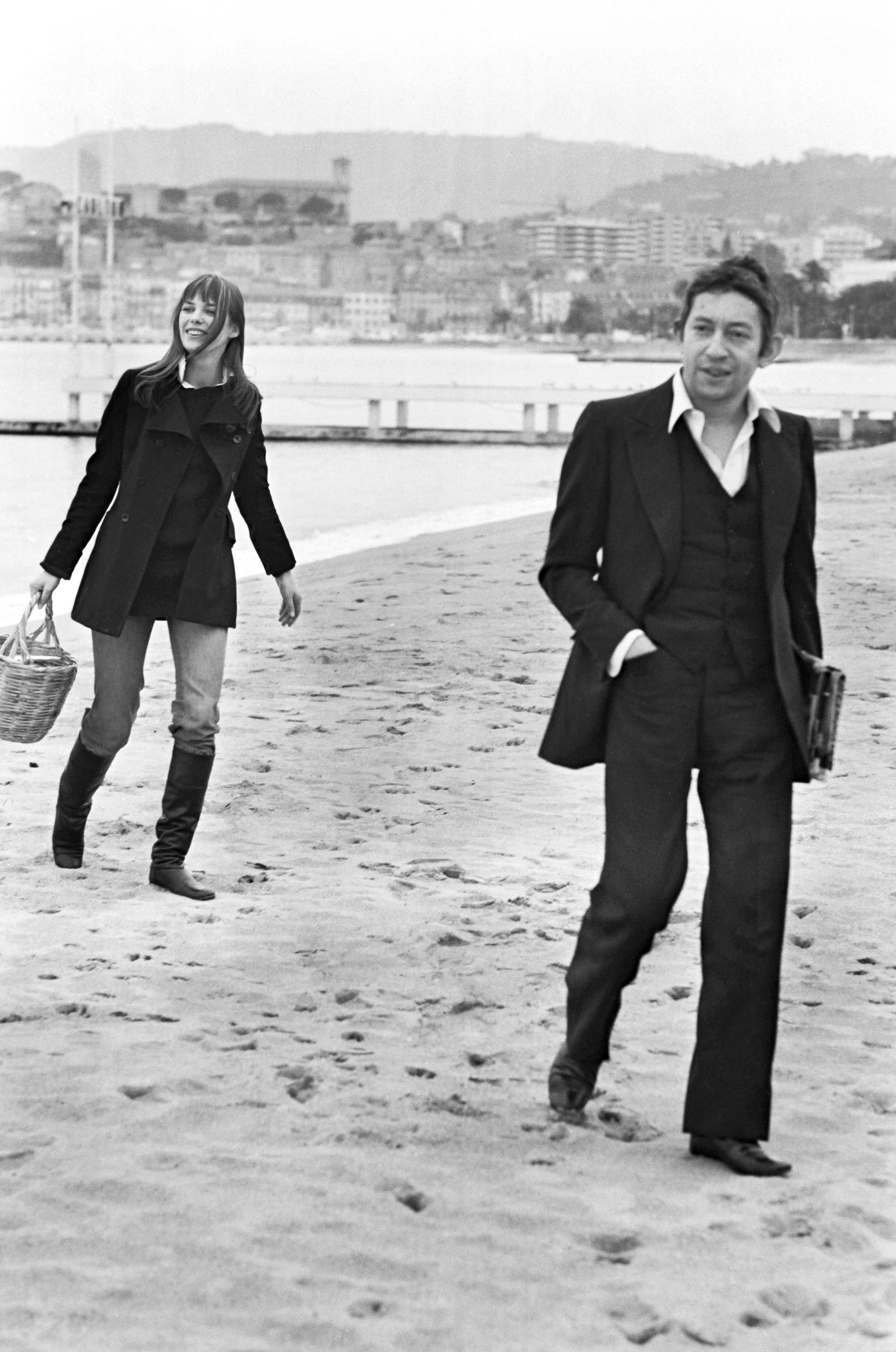 Serge Gainsbourg et Jane Birkin, Cannes, 1969 photo