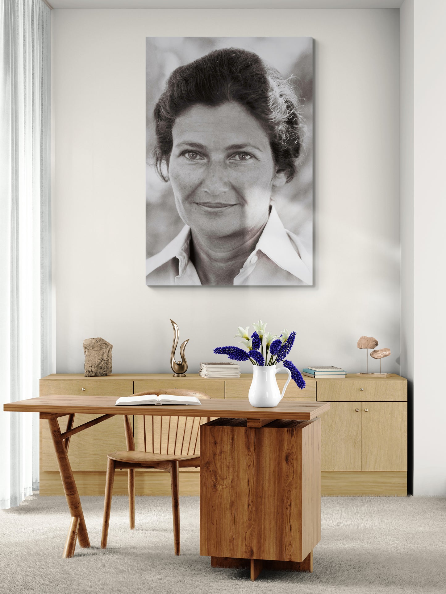 Simone Veil à Sainte-Maxime, 1974
