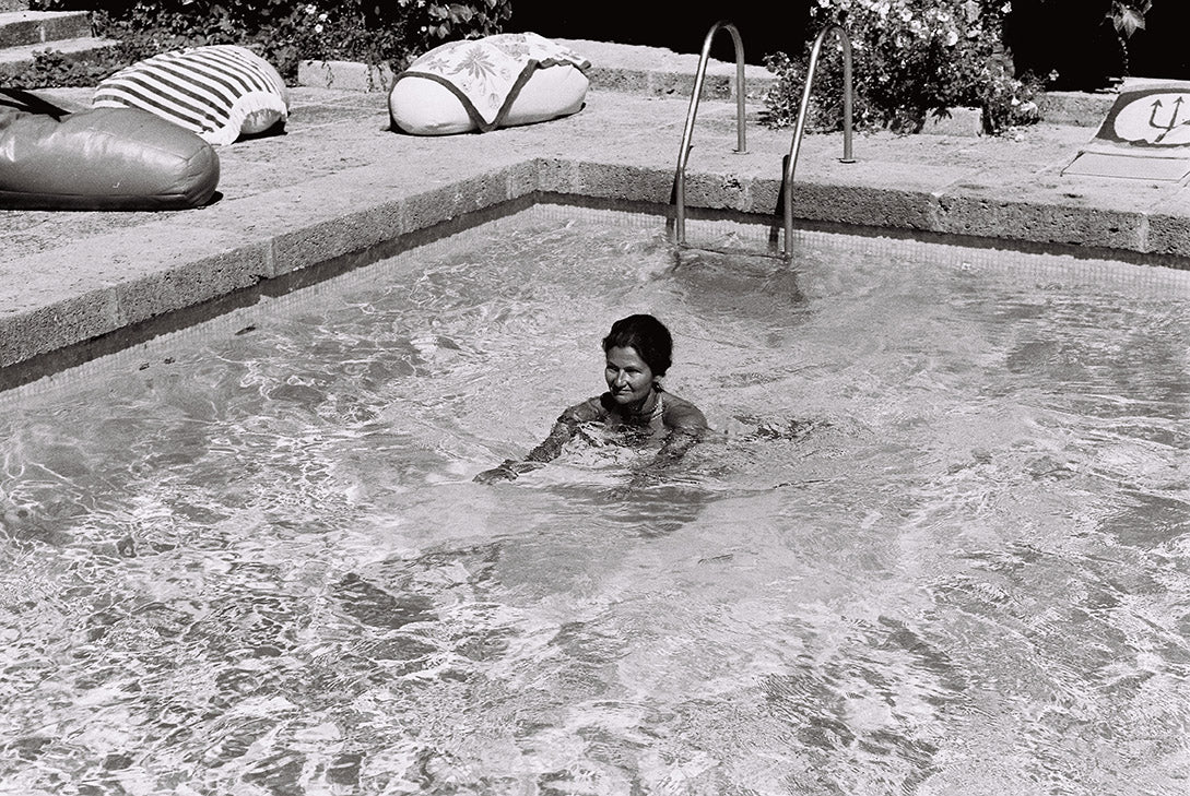 Simone Veil à Sainte-Maxime en 1974 photo