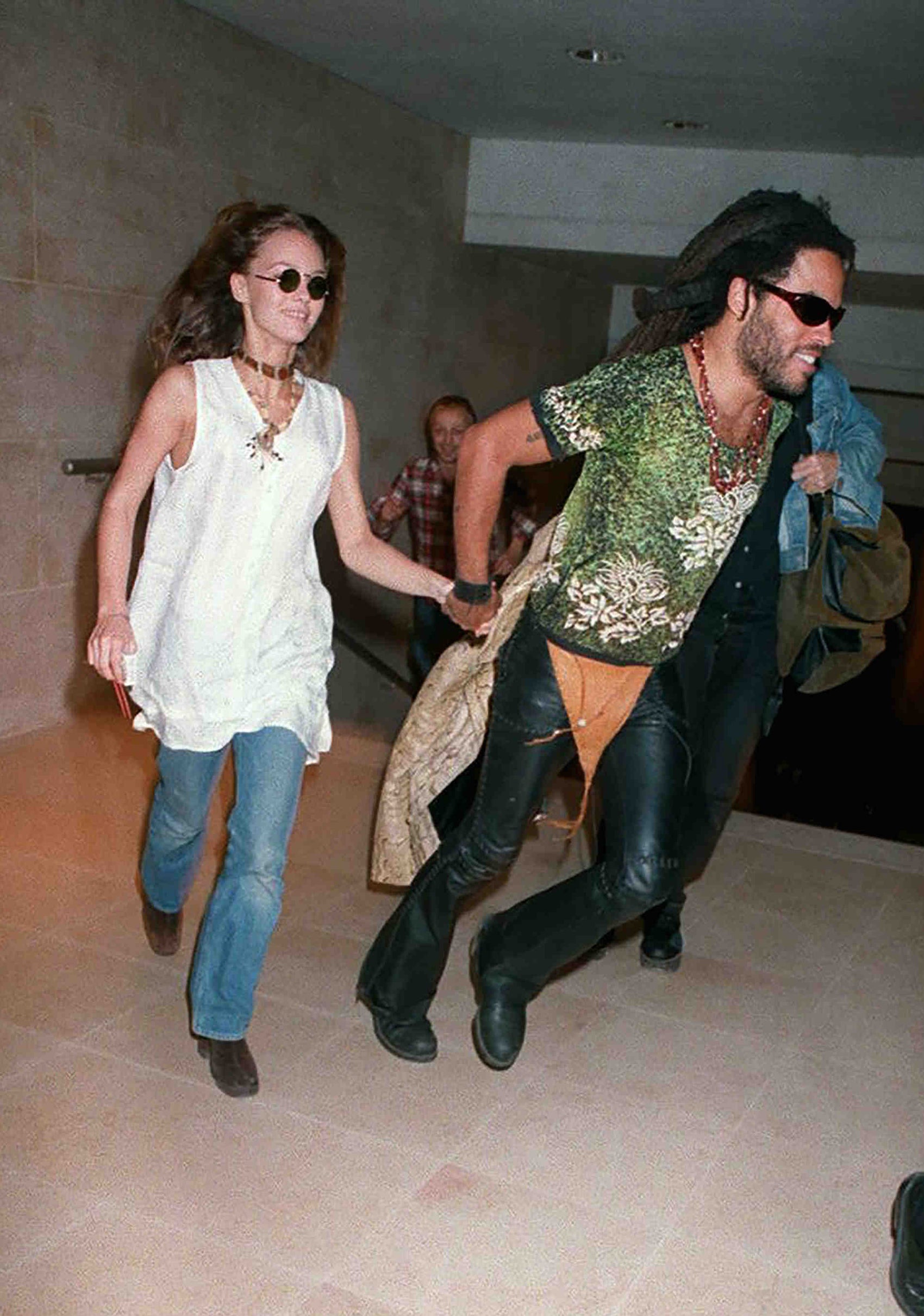 Vanessa Paradis et Lenny Kravitz, Paris, 1994