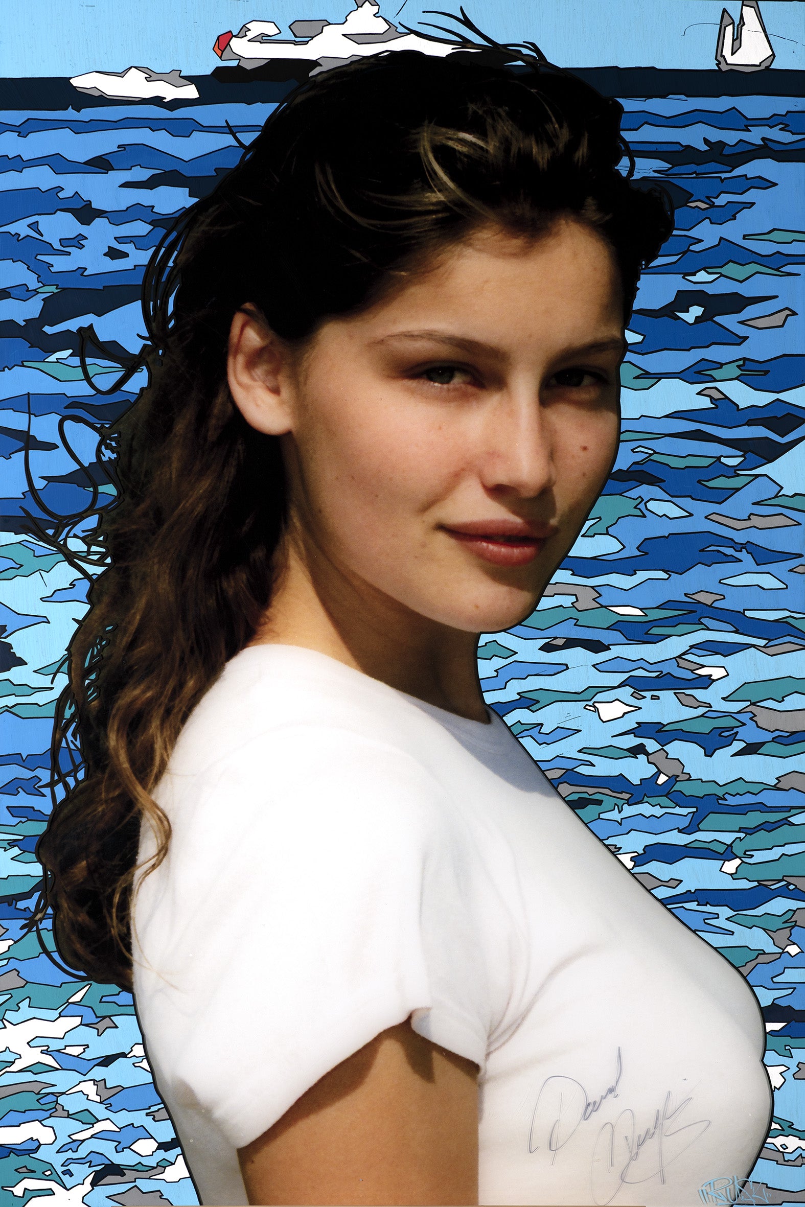 Laetitia Casta par Rusk (80X120cm)