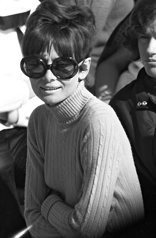 Audrey Hepburn, Saint-Moritz, 1975 photo