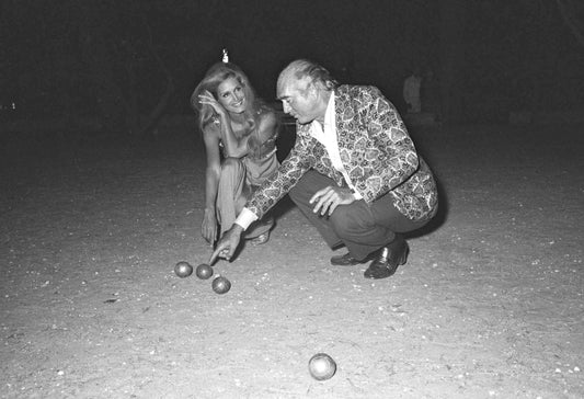 Dalida et Eddie Barclay, Saint-Tropez en 1974