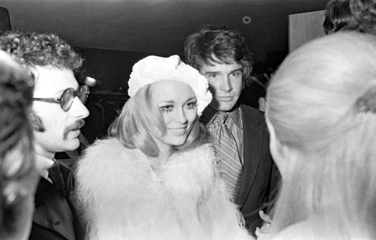 Faye Dunaway et Warren Beatty, Paris 1968 photo