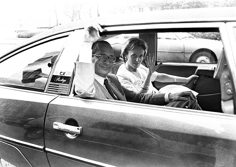 Jacques et Bernadette Chirac, Paris photo