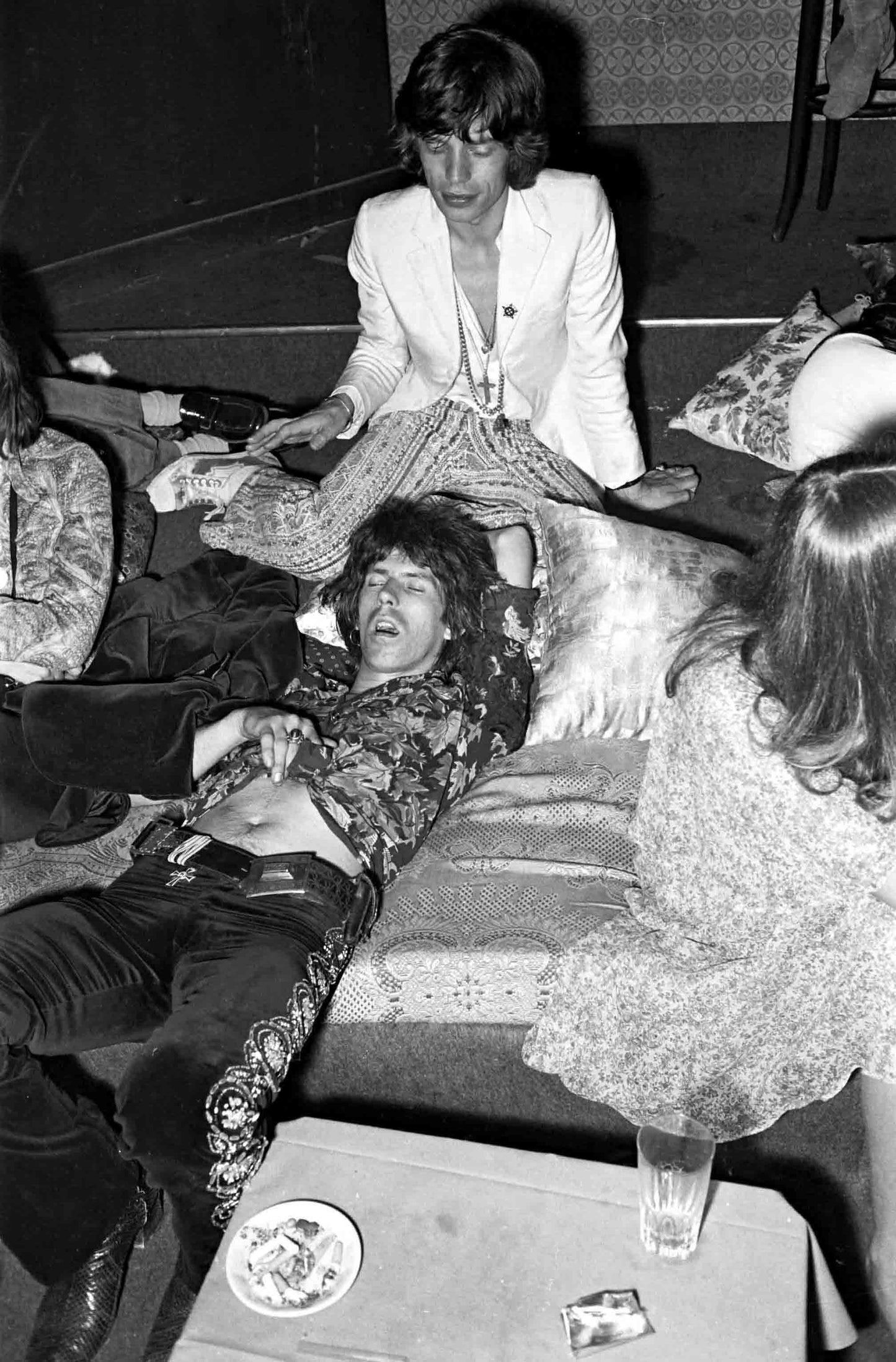 Mick Jagger & Keith Richards, Saint-Tropez, 1971 photo