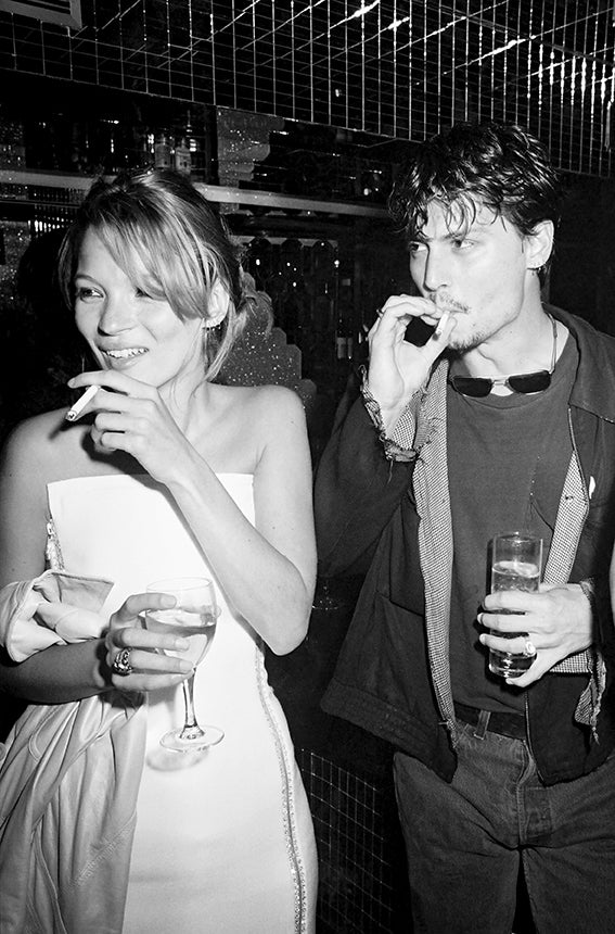 Johnny Depp et Kate Moss, Paris, 1995, photo