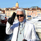 Karl Lagerfeld, Saint-Tropez, 2011, photo