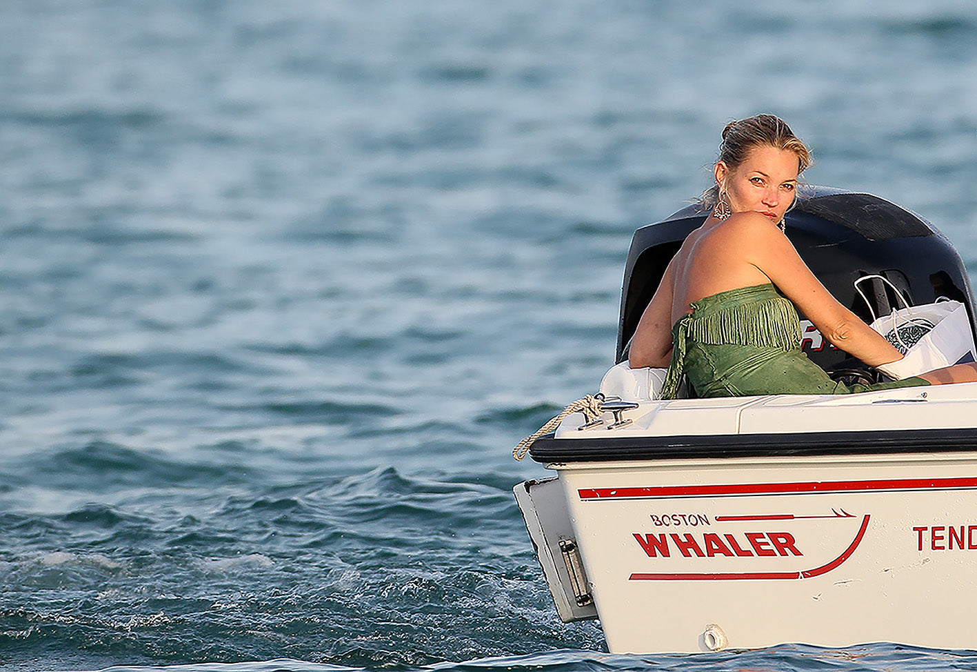 Kate Moss, Saint-Tropez, 2011, photo