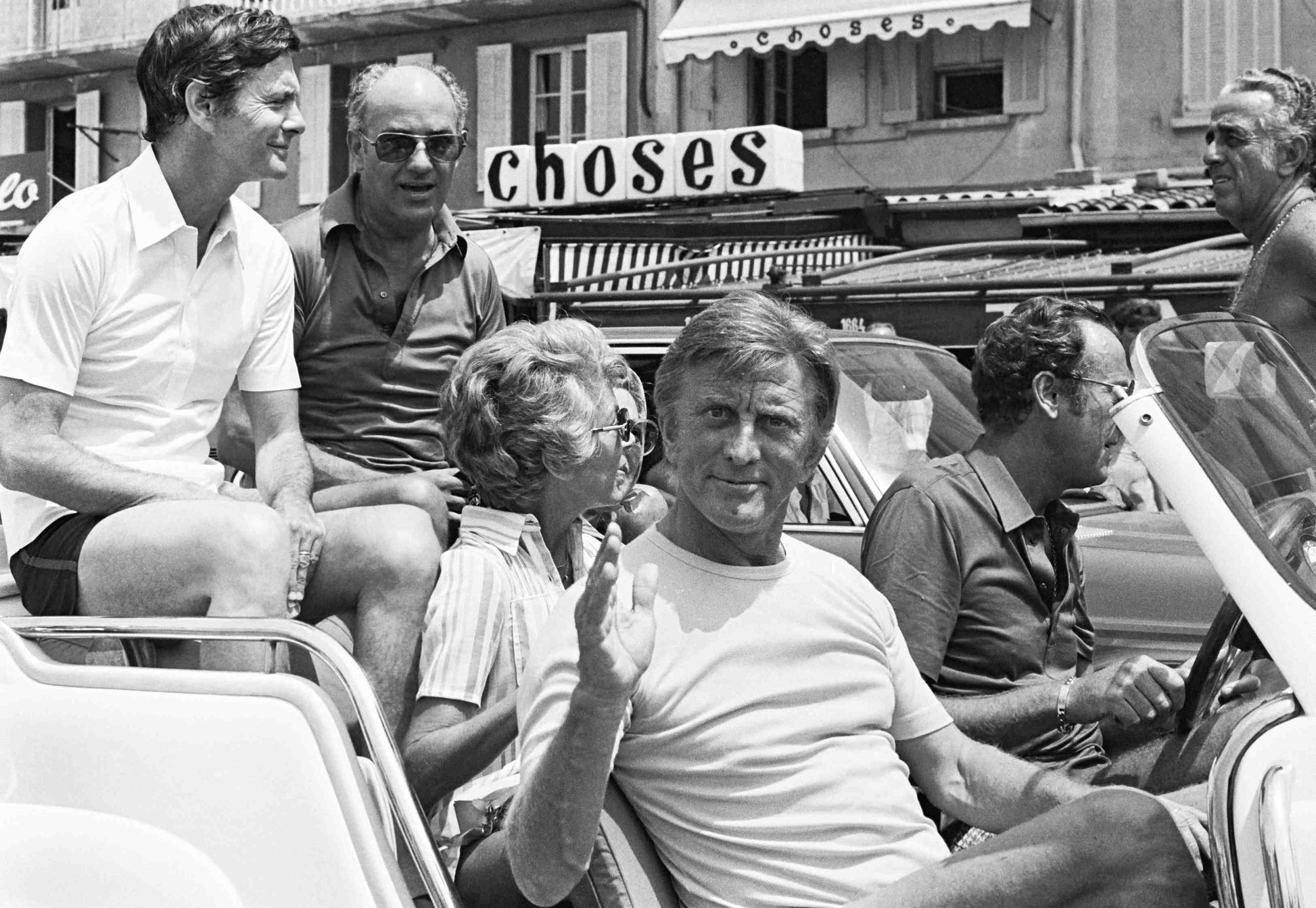 Kirk Douglas, Saint-Tropez, 1975, photo