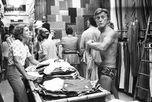 Kirk Douglas, Saint-Tropez, 1975, photo