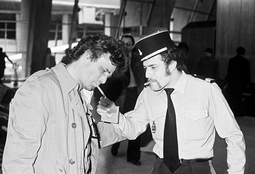 Peter Falk, Orly, 1976 photo