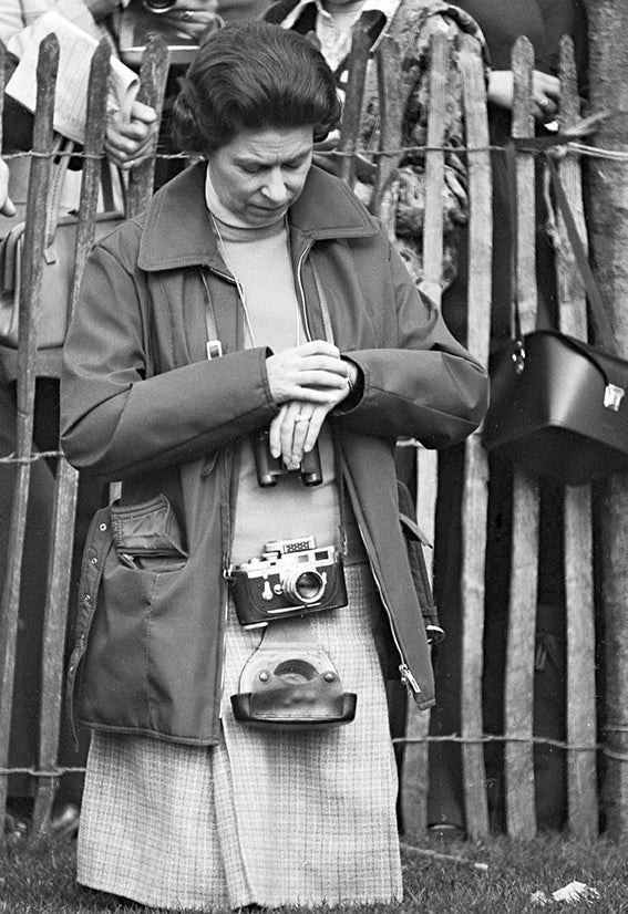  Reine Elizabeth II, Badminton 1976 photo