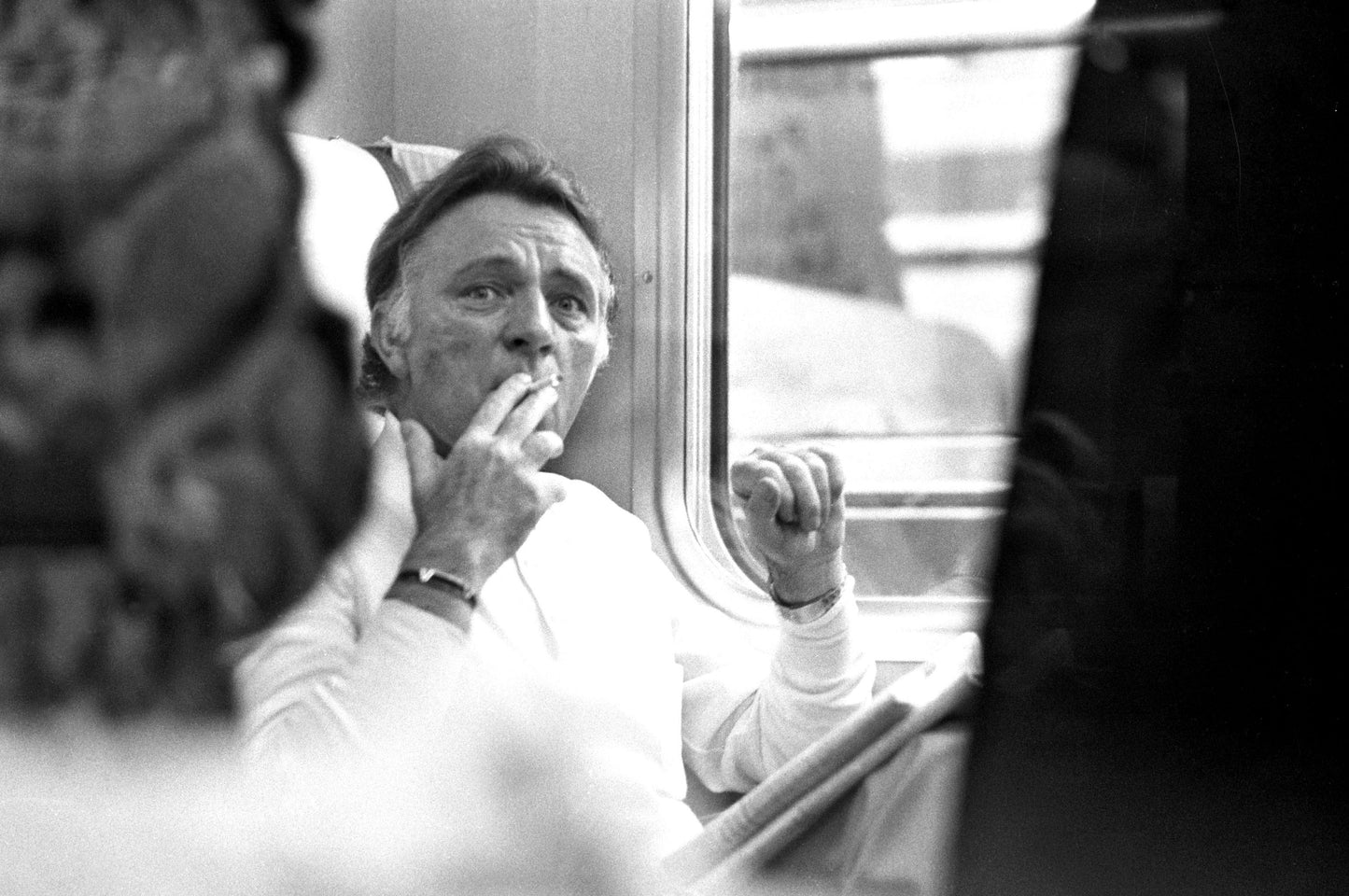 Richard Burton, Paris-Milan, 1971 photo