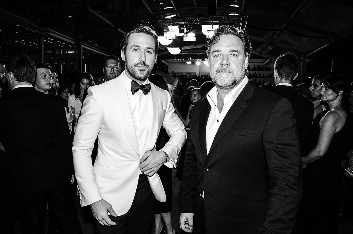 Ryan Gosling et Russell Crowe, Cannes 2016 photo