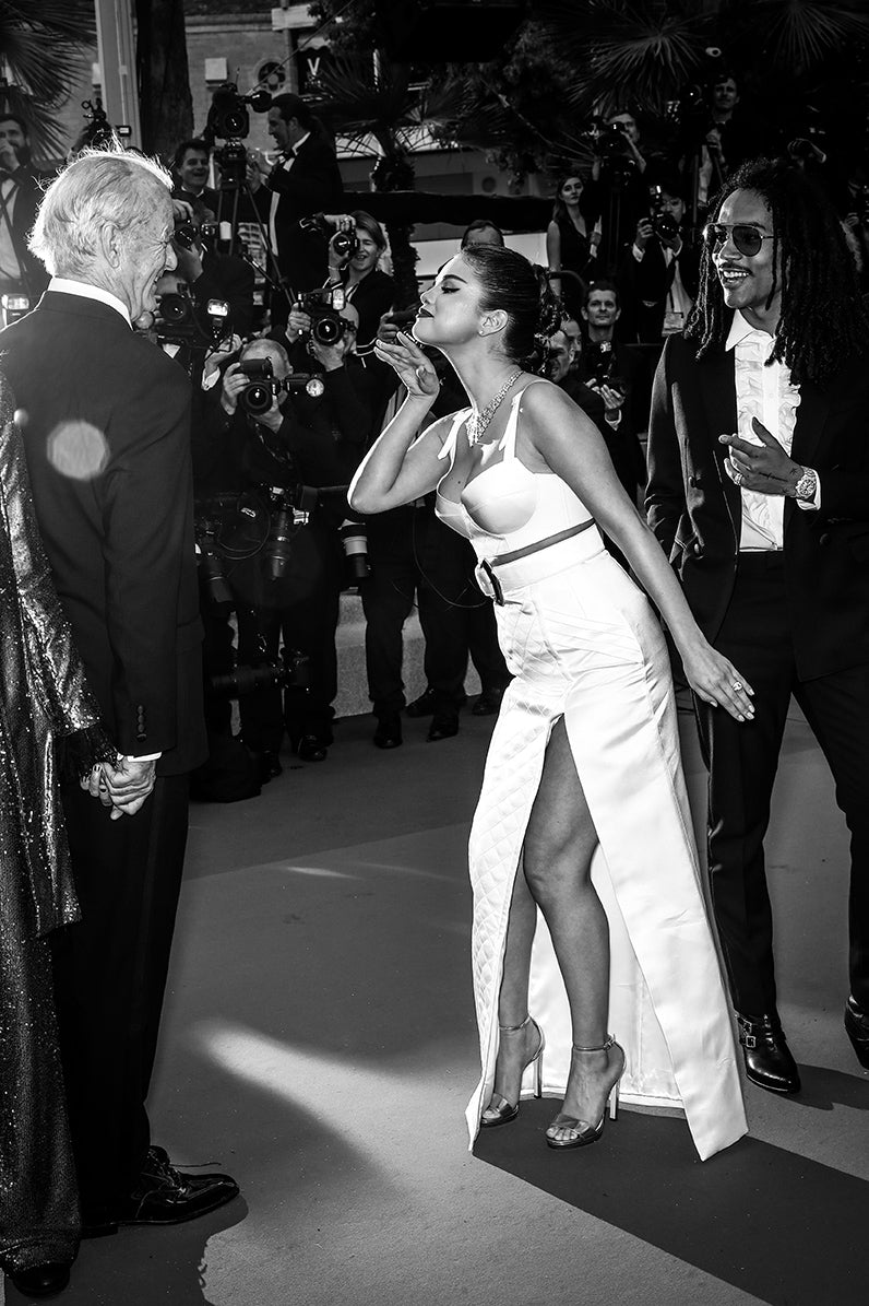 Bill Murray, Selena Gomez et Luka Sabbat, Cannes, 2019 photo