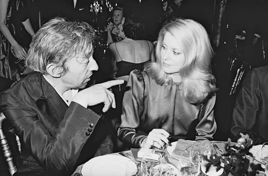 Serge Gainsbourg et Catherine Deneuve, Paris, 1980 photo