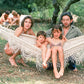 Serge Gainsbourg et Jane Birkin avec Charlotte et Kate, Saint-Tropez, 1977 photo