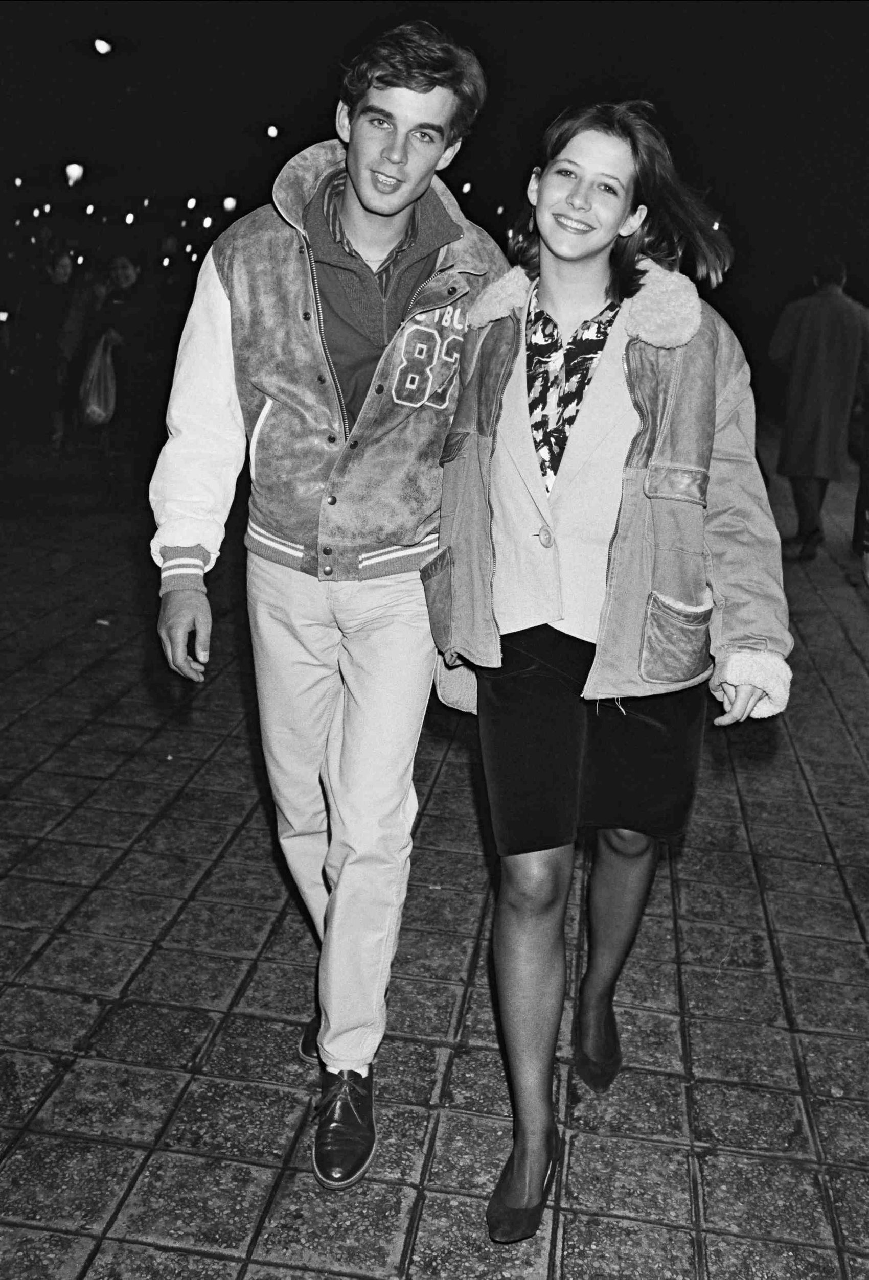 Sophie Marceau and Pierre Cosso, Paris, 1983