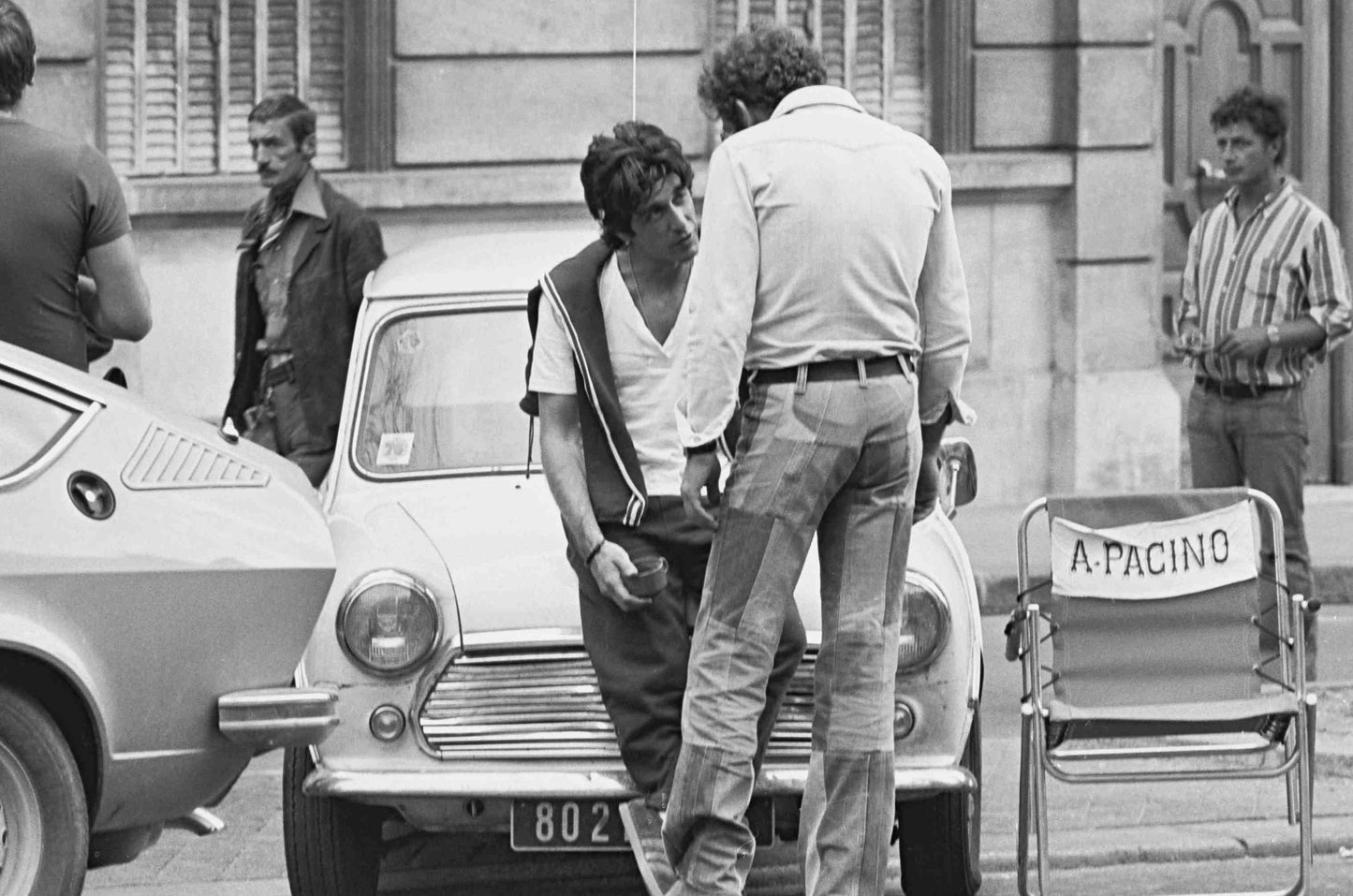 Al Pacino, Sydney Pollack, Paris, 1977 photo