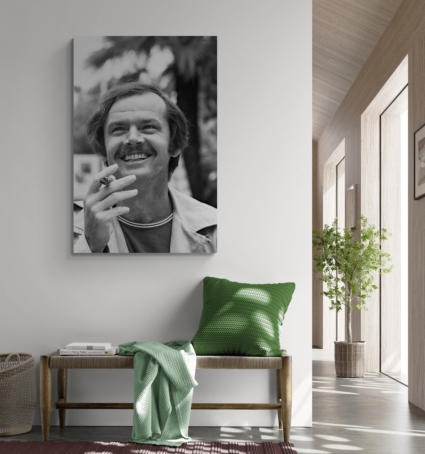 Portrait de Jack Nicholson, Cannes, 1971 salon