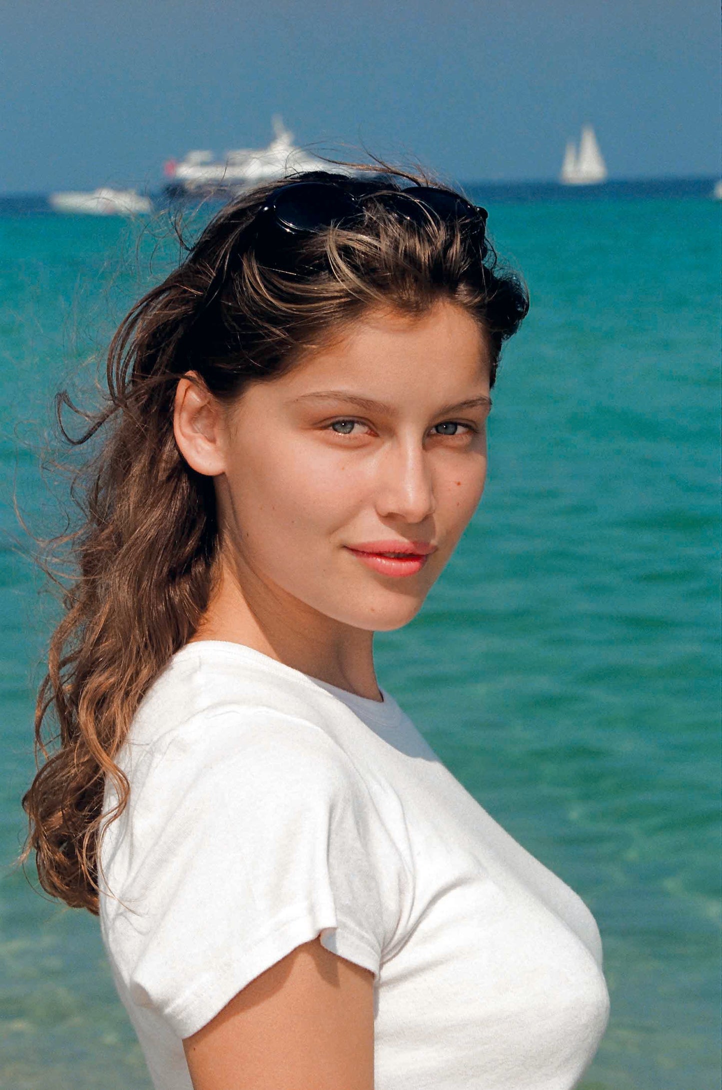 Laetitia Casta, Saint-Tropez, 1997 photo