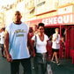 Magic Johnson et sa femme ,Saint-Tropez, 1999 photo