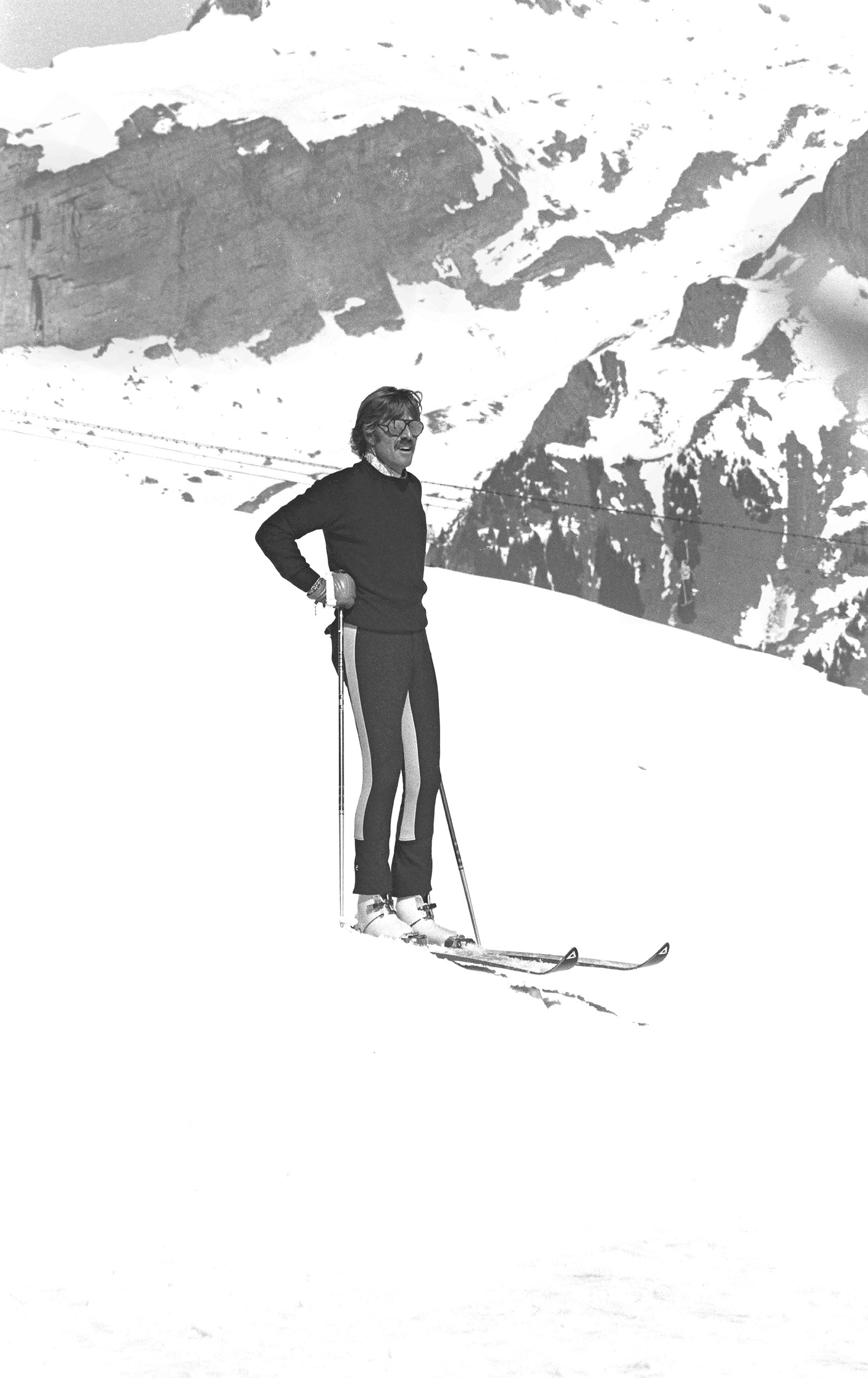 Robert Redford, Gstaad, 1977 photo