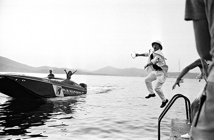 Elton John, Saint-Tropez, 1984 photo